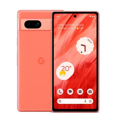 SIMフリー Google Pixel 7a コーラル ムスビー｜中古 A SIMフリー Pixel 7a 128GB Coral Limited