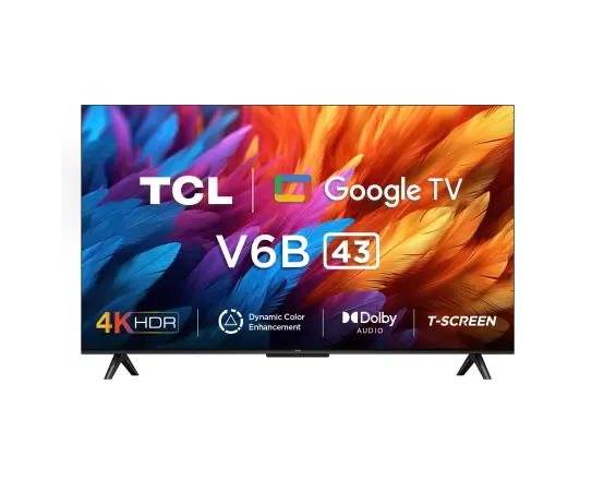 Buy tcl v6b 108 cm 43 inch ultra hd 4k led smart google tv 2024