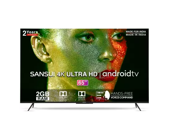 Buy sansui 165 cm 65 inch ultra hd 4k led smart tv jsw65asuhdff