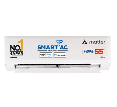 Buy panasonic 2025 model 1 ton 3 star split inverter ac cs