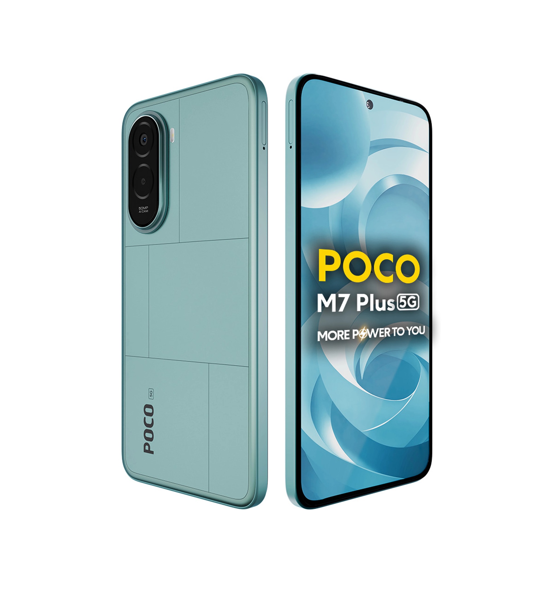 Buy poco m7 plus 5g aqua blue 128 gb 8 gb ram - AddMeCart Online