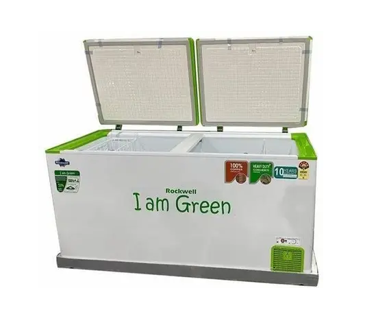 Buy rockwell 515 l double door standard deep freezer - AddMeCart