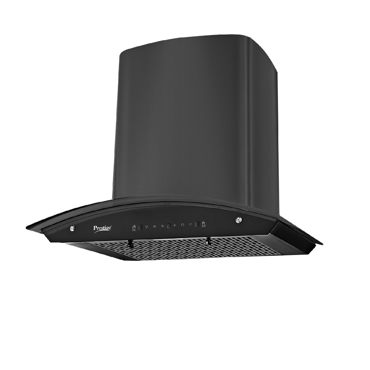 Buy prestige 180w vista deluxe 600 glass kitchen hood chimney