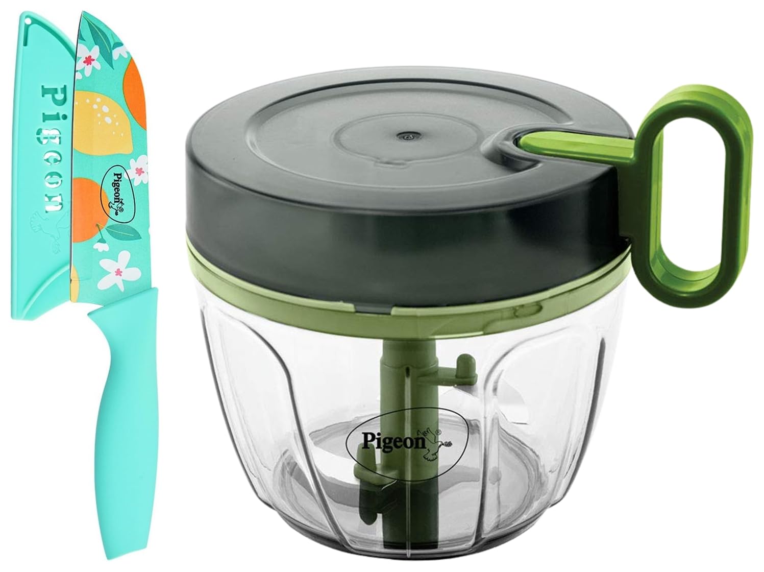 Cello Magic Hand Chopper M | Multi Utility Chopper | 3 Stainless Steel Blades | Vegetable and Fruits chopper - Product View 2 Thumbnail