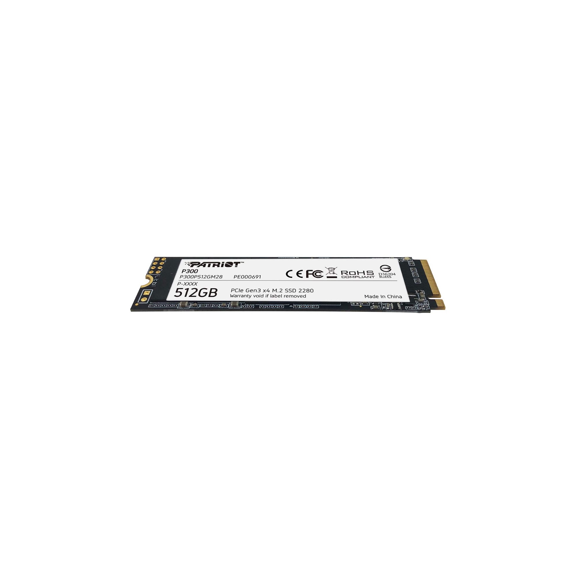 Buy patriot memory p300 512gb m2 ssd 2280 nvme pcie gen 3x4