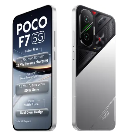 Buy poco f7 5g cyber silver edition 512 gb 12 gb ram - AddMeCart