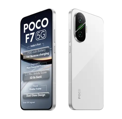 Buy poco f7 5g frost white 512 gb 12 gb ram - AddMeCart Online