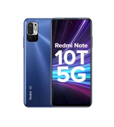 Buy redmi note 10t 5g metallic blue 128 gb 6 gb ram - AddMeCart