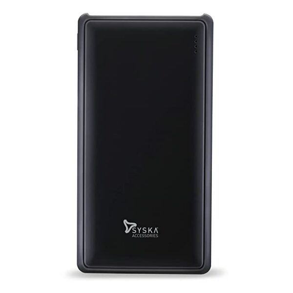Syska Power PRO 200 20000mAH Lithium Polymer Power Bank (Black)