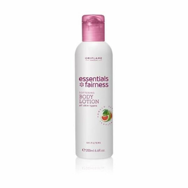Oriflame Essentials Fairness Softening Body Lotion UV Filters, 200ml