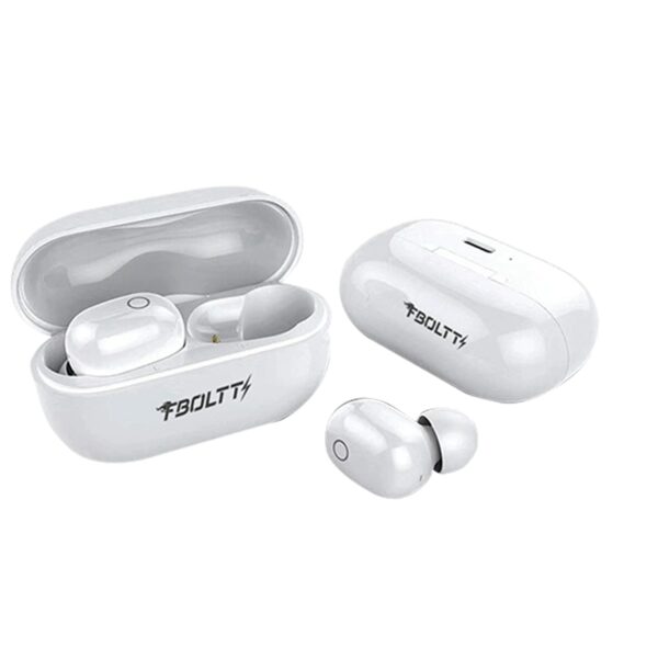 Fire-Boltt Buds BE1400 Truly Wireless Bluetooth in Ear Earphone with Mic (White) Refurbished