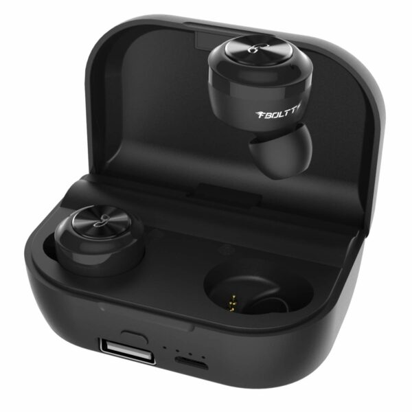 Fire-Boltt BE1000 Bluetooth Headset  (Black, True Wireless) Refurbished
