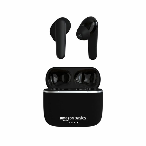 Amazon Basics Bluetooth 5.0 Truly Wireless in Ear Earbuds (Black) Refurbished
