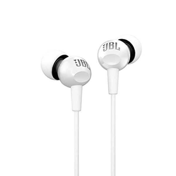 JBL C100SI Wired without Mic Headset  (Gray, In the Ear)