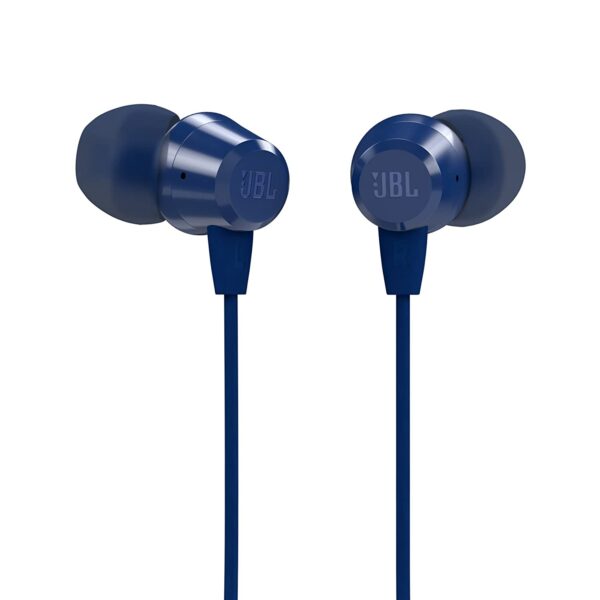 JBL C50HI in-Ear Earphone with Mic (Blue)