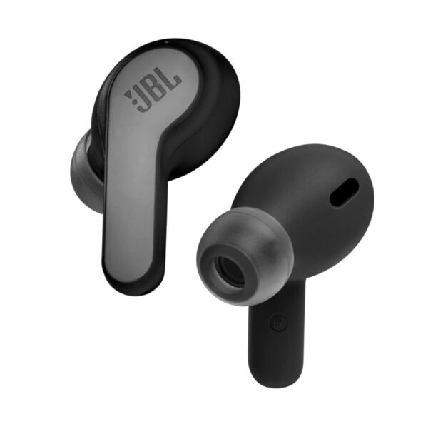 JBL Wave 200 TWS, 20Hr Playback,Deep Bass,Dual Connect Bluetooth Headset (Black) Refurbished
