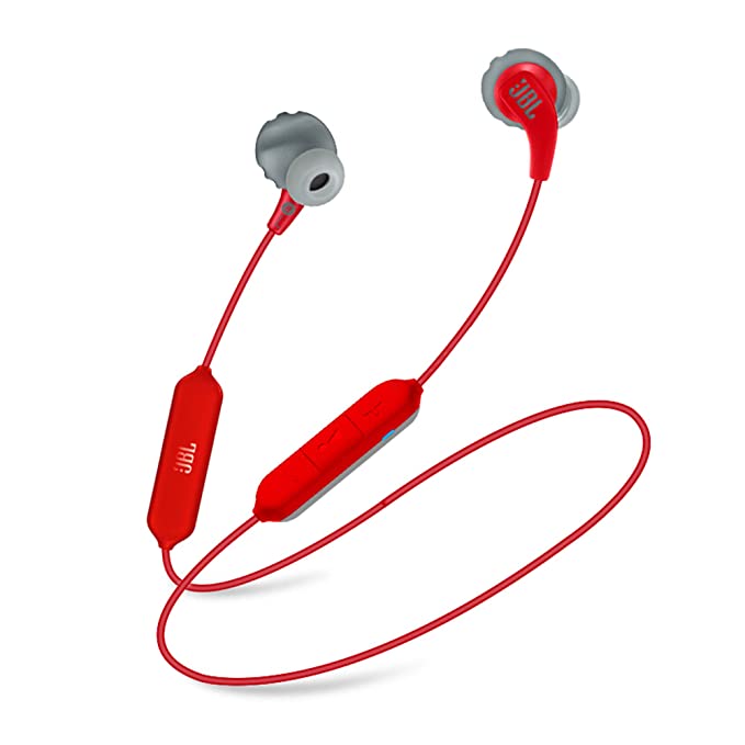 JBL C50HI by Harman in-Ear Headphones with Mic (Red)