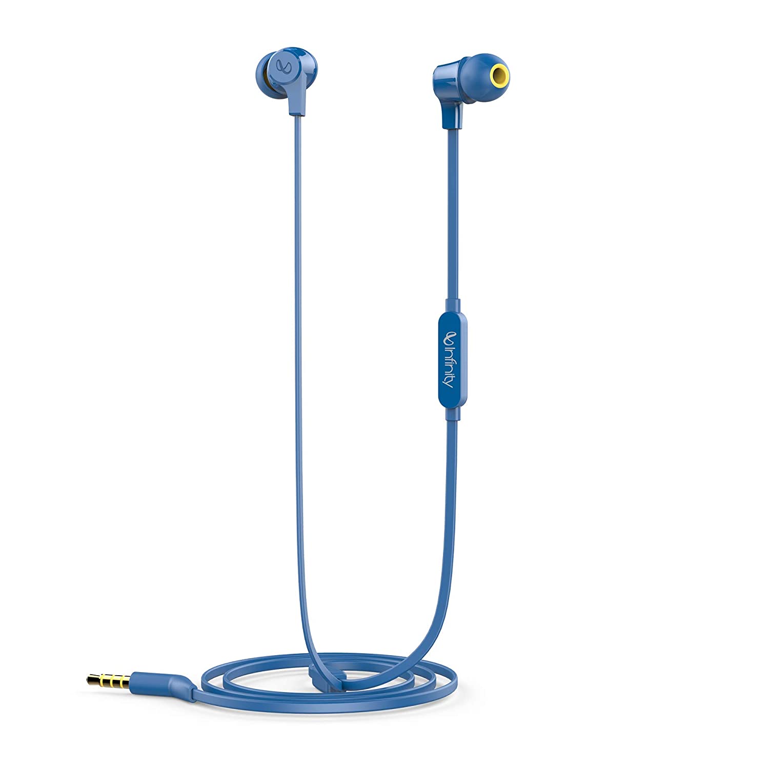 INFINITY by Harman Zip 100 Wired Headset Blue In the Ear