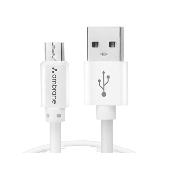 Ambrane 60W / 3A Fast Charging Output Cable with Micro to USB for Mobile