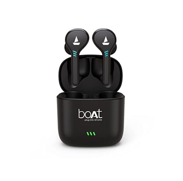 boAt Airdopes 431 Twin Wireless Ear-Buds with Mic(Black)