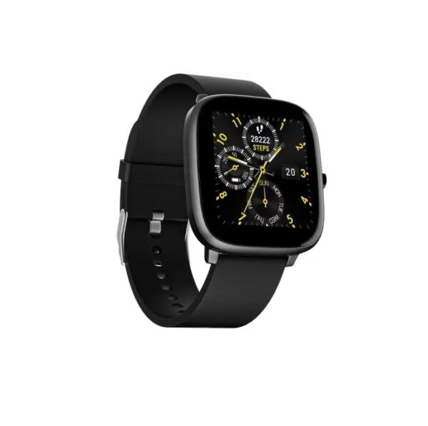 Noise ColorFit Qube Spo2, Smartwatch  (Black Strap)