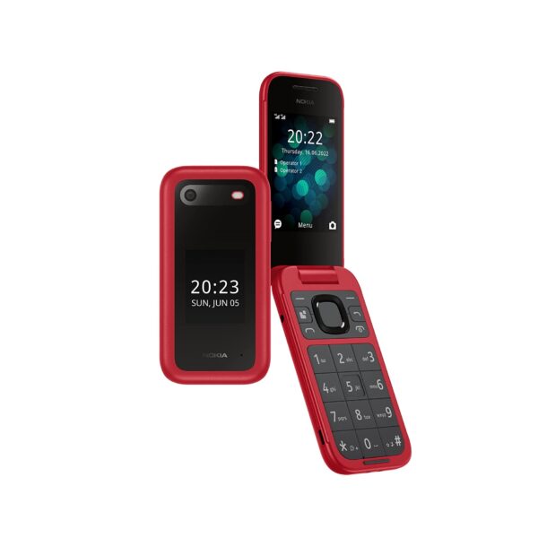 Nokia 2660 Flip 4G Volte keypad Phone with Dual SIM, Dual Screen, inbuilt MP3 Player & Wireless FM Radio