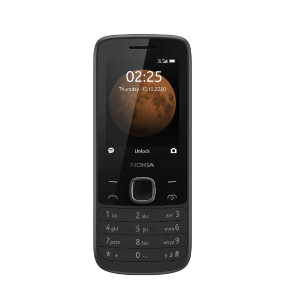 Nokia 225 4G Dual SIM Feature Phone with Long Battery Life, Camera, Multiplayer Games, and Premium Finish