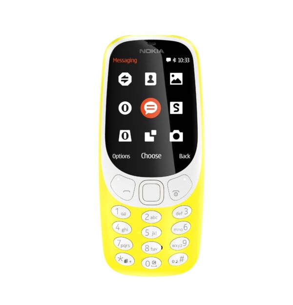 Nokia 3310 Dual SIM Keypad Phone with MP3 Player, Wireless FM Radio and Rear Camera