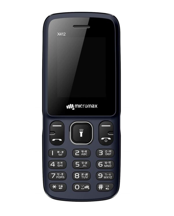 Micromax X412 (Blue, Auto Call Recording, 800mAh)