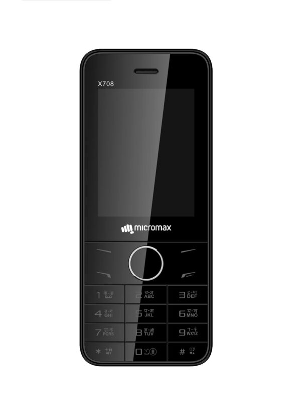 Micromax X708 Black+Grey