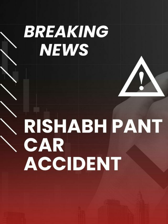 Indian cricketer Rishabh Pant  
Car Accident