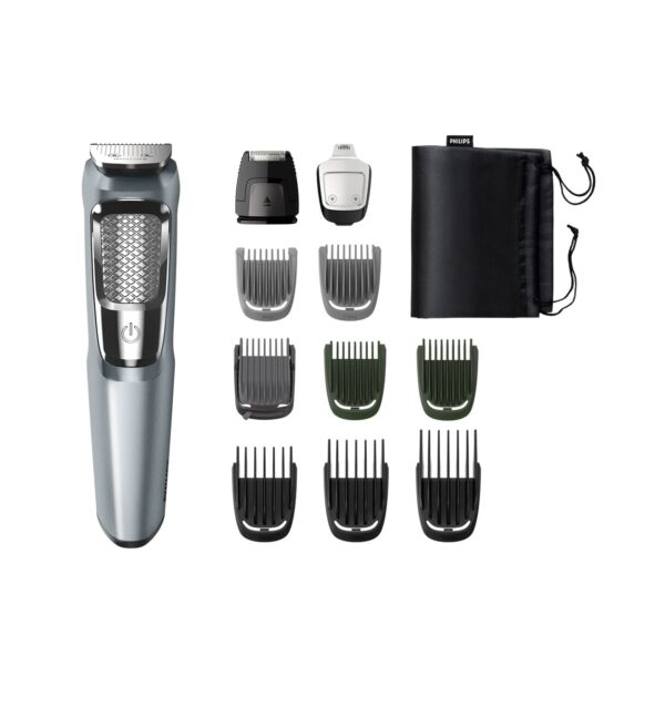 Philips Multi Grooming Kit MG3760/33, 11-in-1 (New Model), Face, Head and Body - All-in-one Trimmer