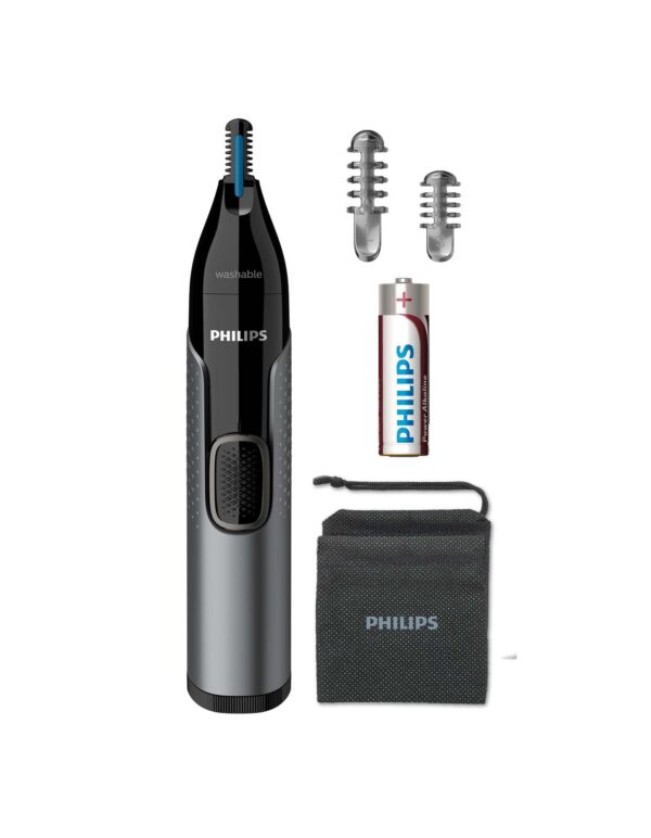 PHILIPS Nose Hair Trimmer, Series 3000 Nose, Ear and Eyebrow Trimmer Showerproof