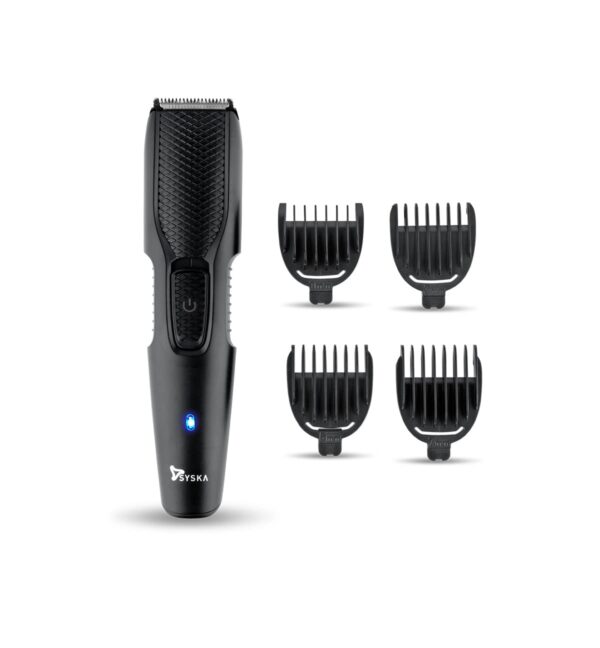 SYSKA HT200U Beard Pro Trimmer Runtime: 40 Mins Cordless Use (Black)