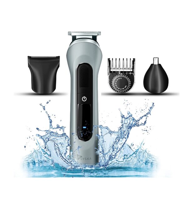 SYSKA HT3500K Ultratrim Corded & Cordless Trimmer with Fast Charge (Gray)