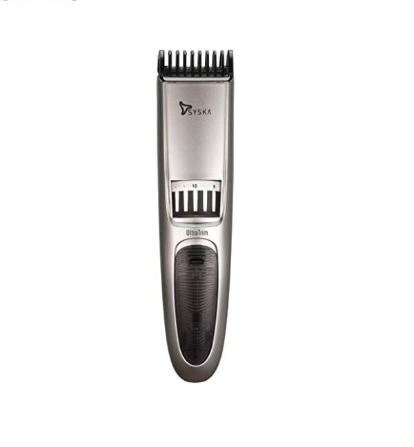 SYSKA Ht600 Ultratrim Beard Trimmer (Black Silver)