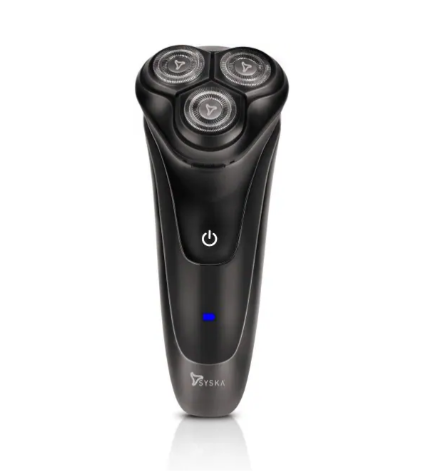 SYSKA SH0300 Proshave 360° Rotary Dry Shaver with 40Mins Run Time (Black)