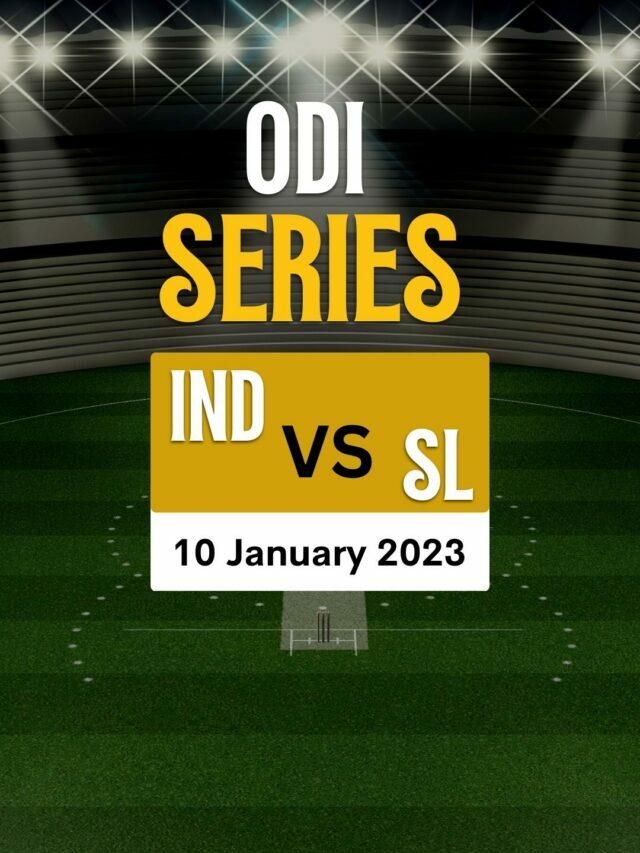 ODI Series IND VS SL 10th Jan 2023