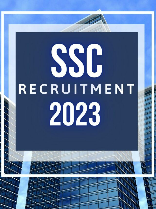 Staff Selection Commission Recruitment 2023