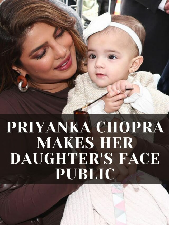 Finally, Priyanka Chopra reveals the face of her daughter Malti Marie.