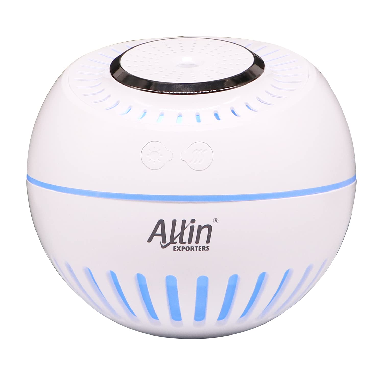 Mini Usb Ultrasonic Air Humidifier - Ultra Quiet Air Humidifier For Office,  Bedroom, Etc. - Small Air Purifier With 7-color Led Light (white)