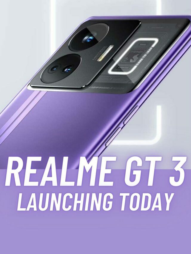 Realme GT 3 Launching Today