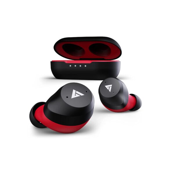 Boult Audio Truebuds Truly Wireless in Ear Earbuds with 32H Battery Life (Red)