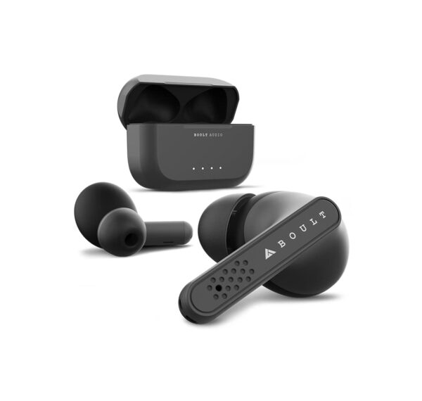 Boult Audio Z15 with 32Hrs Playtime, Touch Controls, IPX5, Truly Wireless in Ear Earbuds TWS (Black)