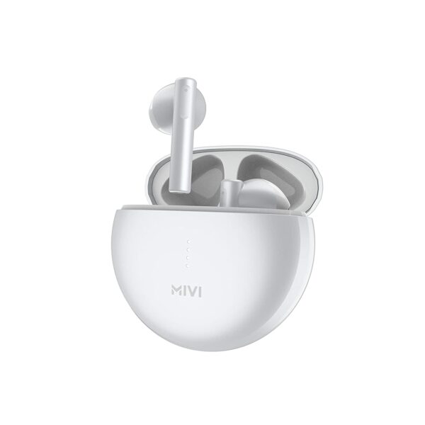 Mivi DuoPods A350 True Wireless Earbuds with 50hrs Playtime, TWS with Voice Assistant - White Refurbished