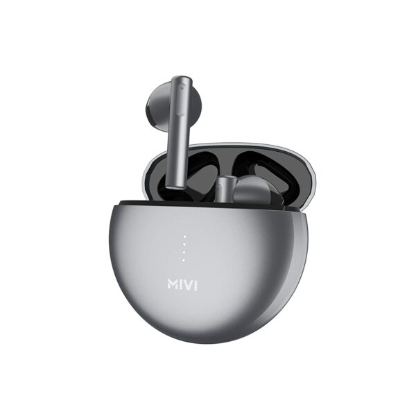 Mivi DuoPods A350 True Wireless Earbuds with 50hrs Playtime, TWS with Voice Assistant - Grey Refurbished