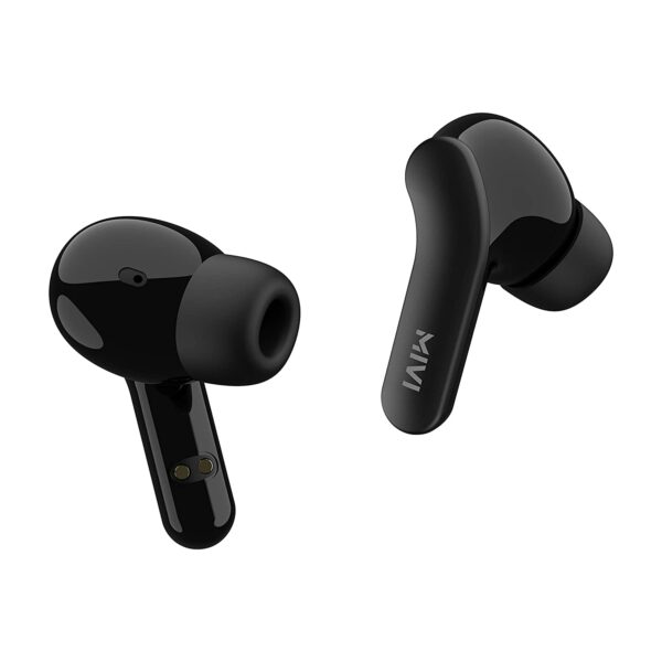 Mivi Duopods A25 Bluetooth Truly Wireless in Ear Earbuds with Mic with 40Hours Battery (Black)