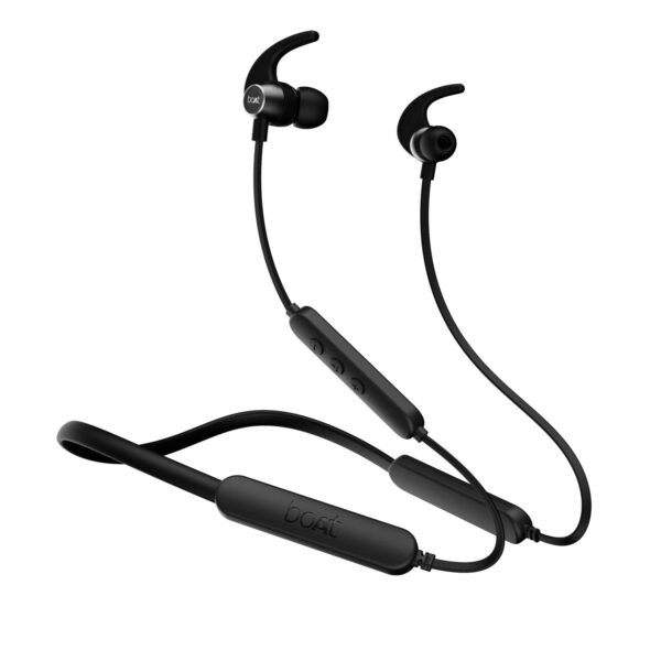 boAt Rockerz 255 Pro+ in-Ear Bluetooth Neckband with Upto 40 Hours Playback (Active Black)
