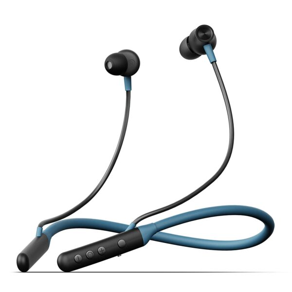 Boult Audio YCharge with 12H Playtime, Bluetooth Wireless Earphones Neckband Probass (Blue)