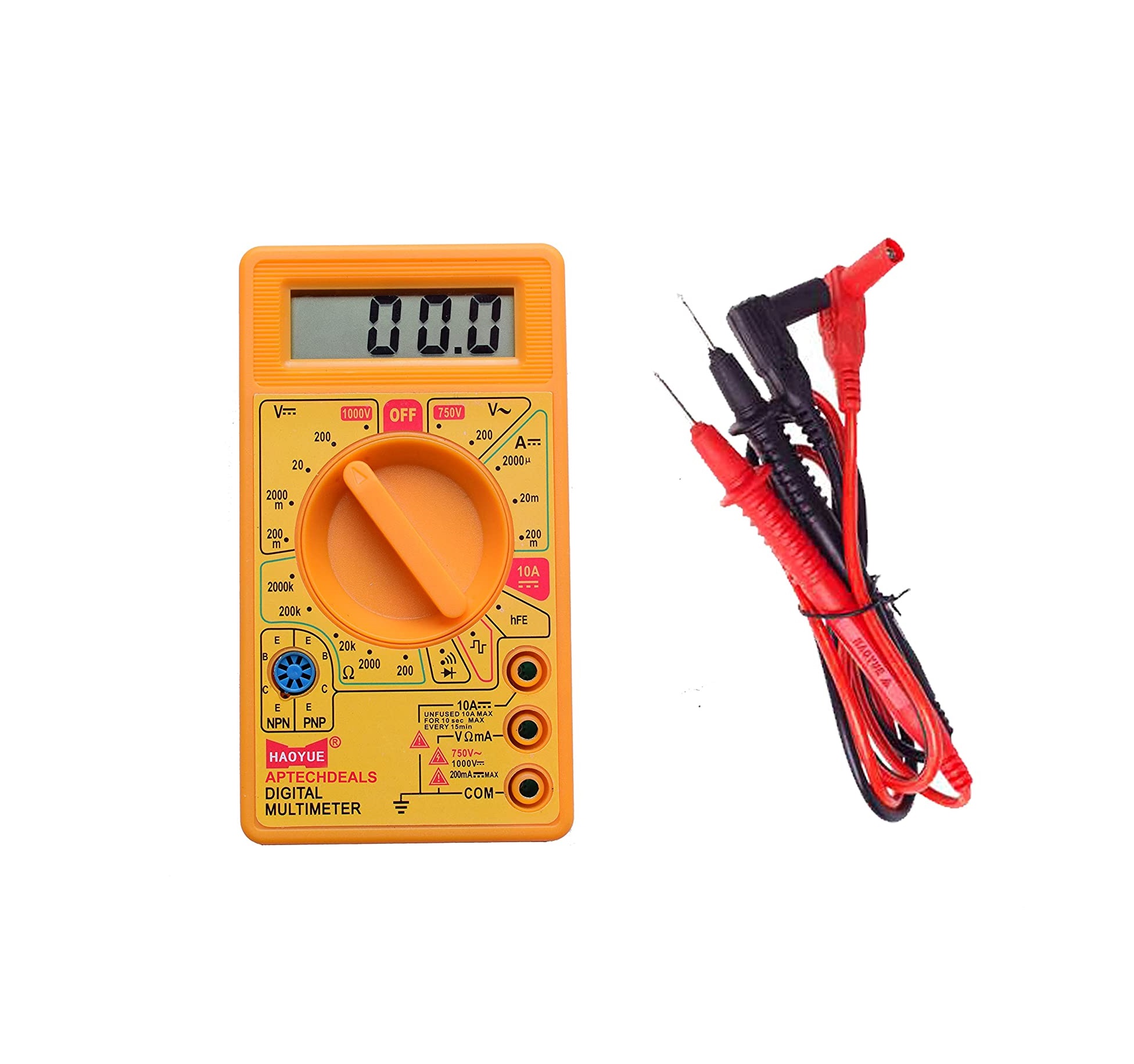 Digital Multimeter LCD AC DC Measuring Voltage Current - AddMeCart